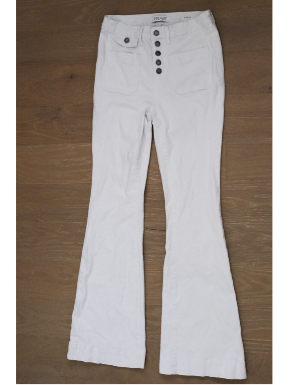 Judy Blue White Flare Jeans Women’s Size 7/28